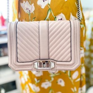 Chevron Small Love Crossbody| Rebecca Minkoff